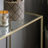 Champagne Console Table