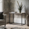 Henley Console Table - Black and Oak Veneer