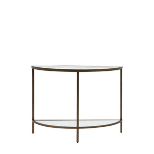 5059413895050 - Hudson Demi Lune Console Bronze