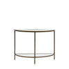 5059413895050 - Hudson Demi Lune Console Bronze