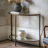 5059413895050 - Hudson Demi Lune Console Bronze