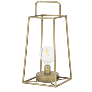 Large Gold Fauve Battery Operated LED Table lamp