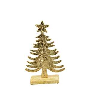 arge Gold Christmas Tree - H26cm