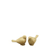 Bird Ornaments - Set of 2 - Small - Gold