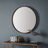 Greystoke Round Mirror - Aged Bronze - Ø84cm