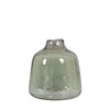 Large olive green lustre glass Deoni vase