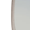 Grey Oak Wood Veneer Teardrop Wall Mirror