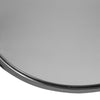 Silver Metal Round Wall Mirror - Ø60cm