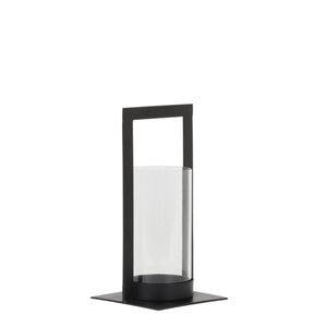 Jelco Hurricane - Medium  Matt black & clear glass