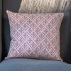 Lindos Square Cushion - Magenta