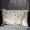 Lindos Rectangle Cushion - Pewter