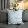 Japonica Feather Filled Cushion - Sky/Cornflower